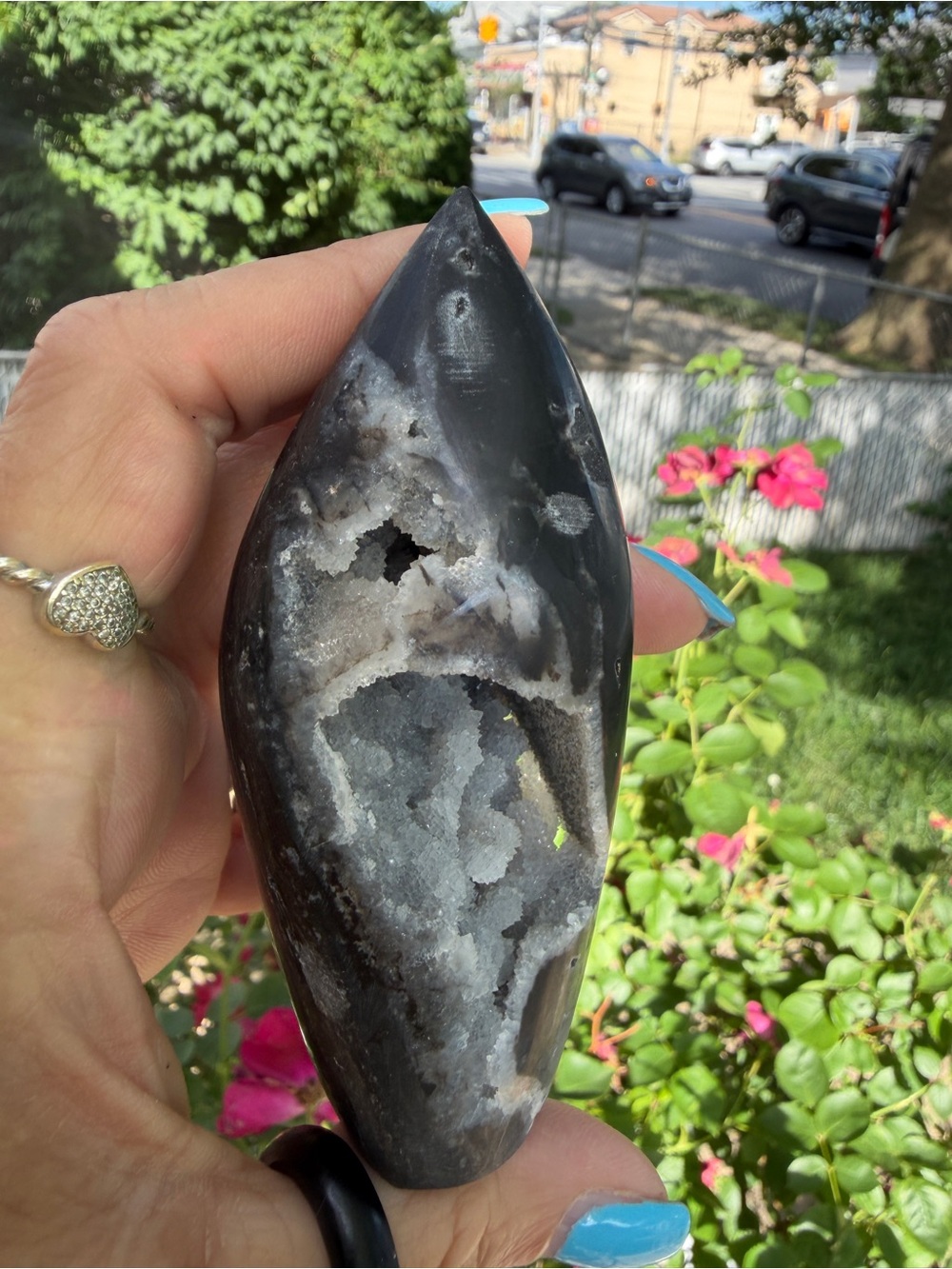 Sphalerite Geode Freeform- Black